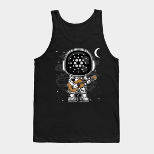 Astronaut Guitar Cardano ADA Coin To The Moon Crypto Token Cryptocurrency Blockchain Wallet Birthday Gift For Men Women Kids Tank Top